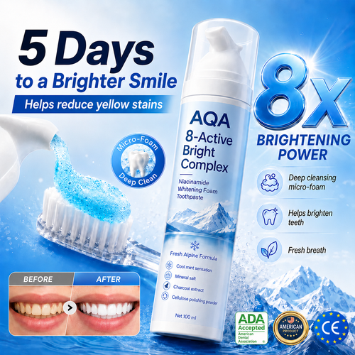 AQA-Niacinamide Foaming Toothpaste  8X