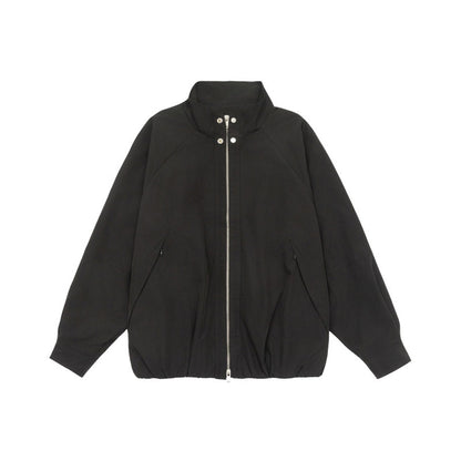 Solid Color Loose Unisex Jacket