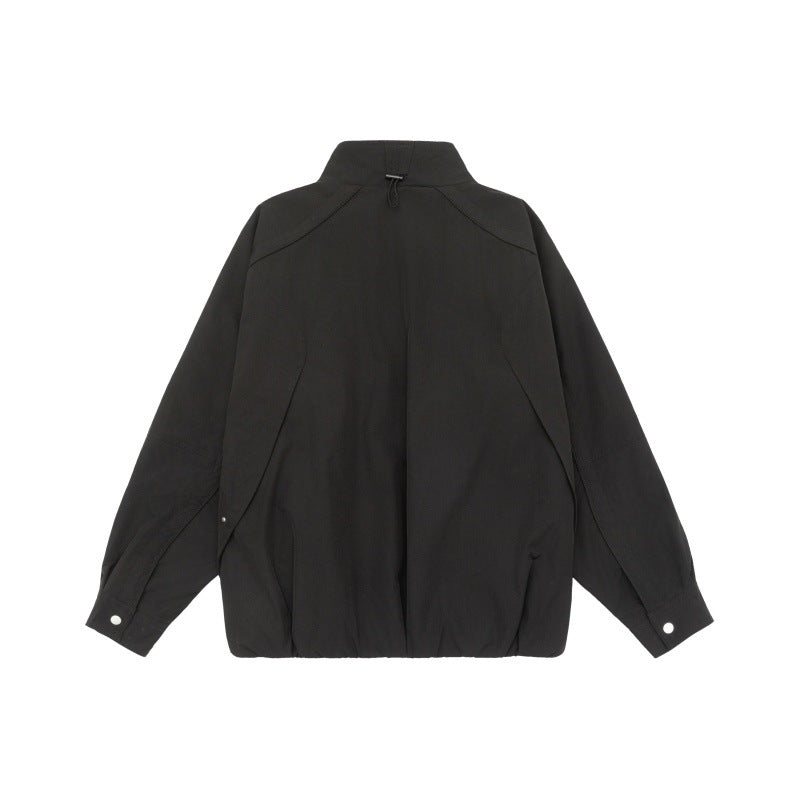 Solid Color Loose Unisex Jacket