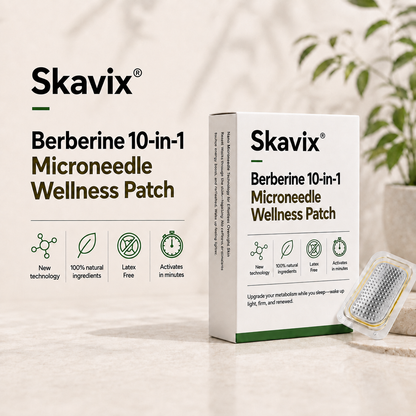 Skavix® Berberine 10-in-1 microneedle wellness patch